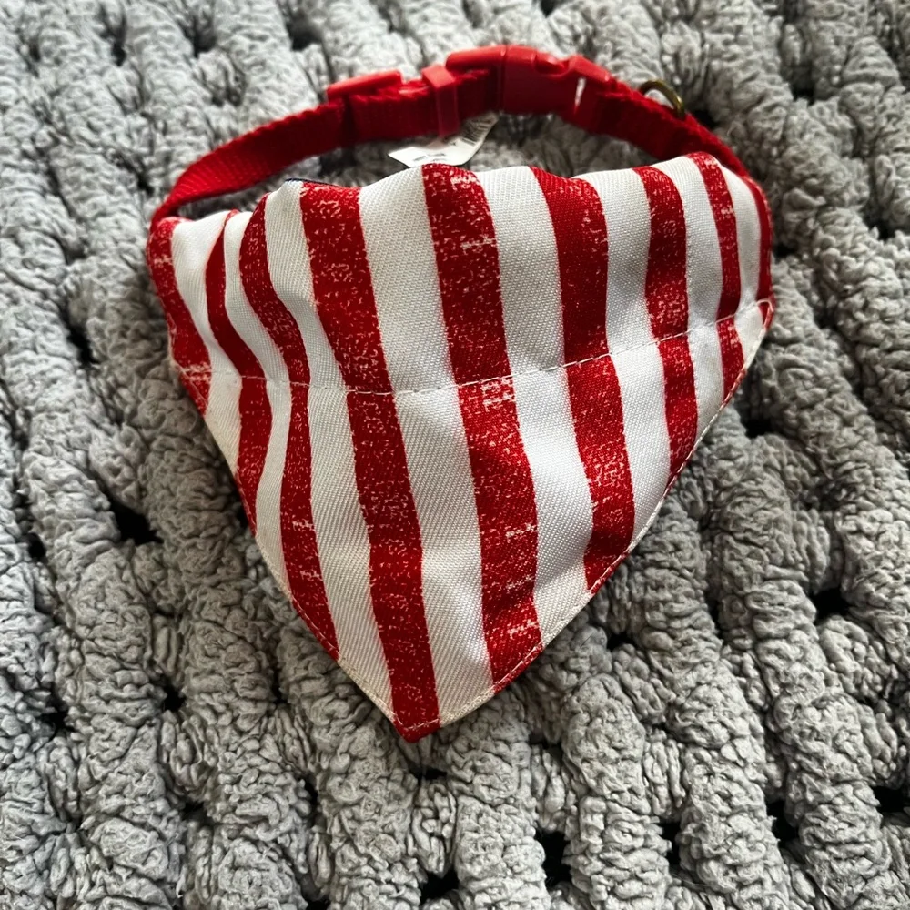 Small animal American flag scarf
